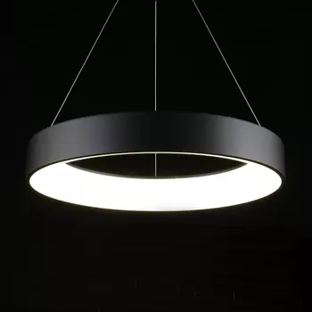 Люстра подвесная светодиодная Black Circle