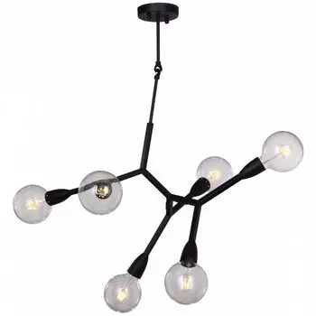 Люстра Polygon Chandelier 6 Black