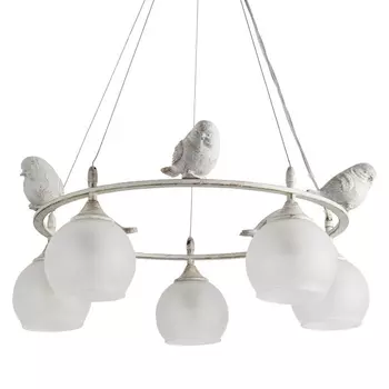 Люстра Provence Bird Chandelier white