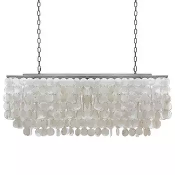 Люстра rectangle SHELL Chandelier 2 cascades