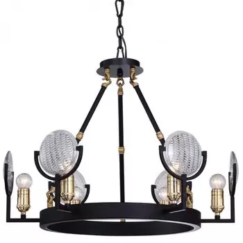 Люстра RH Gaslight Lens Chandelier 6