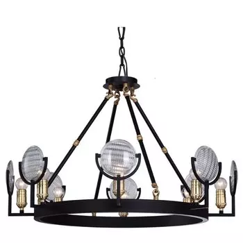Люстра RH Gaslight Lens Chandelier 8