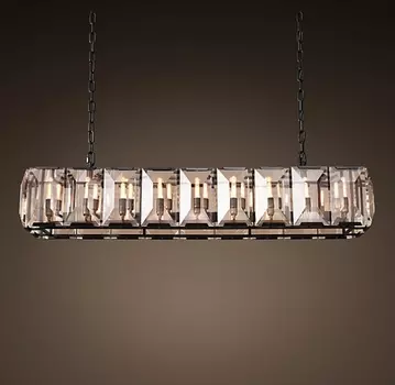 Люстра RH Harlow Crystal Square Chandelier 18