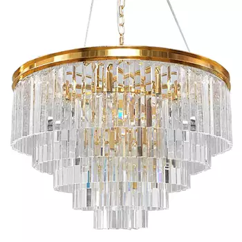 Люстра RH Odeon Chandelier Five Gold 80