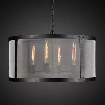 Люстра RH Riveted Mesh Chandelier Round