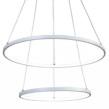 Люстра Ring Horizontal Double white 60+40
