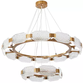 Люстра Ring shaped crystal chandelier
