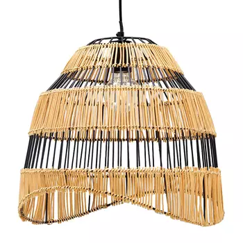 Люстра с плетеным абажуром Narayan Wicker Chandelier