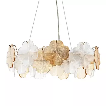 Люстра с рельефным стеклом Chandelier Ingrid