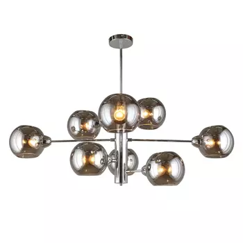 Люстра Staggered Glass Хром