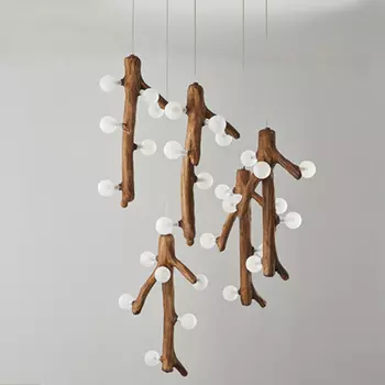 Люстра Tree branch Circle Chandelier
