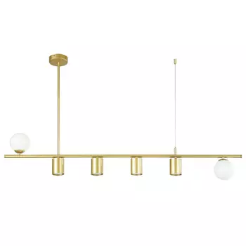 Люстра TRIBES CHANDELIER Gold 2 вида плафонов