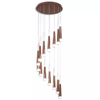 Люстра Vibia Slim Jordi Vilardell Copper Cascade 14