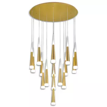 Люстра Vibia Slim Jordi Vilardell Gold Cascade 16