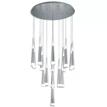 Люстра Vibia Slim Jordi Vilardell Silver Cascade 16