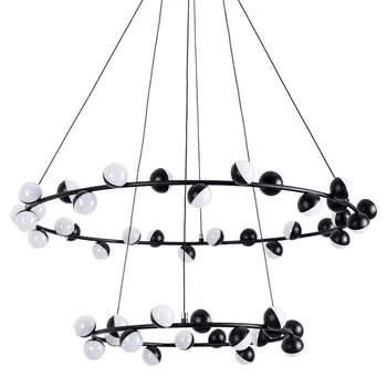 Люстра Vilelme Chandelier black double