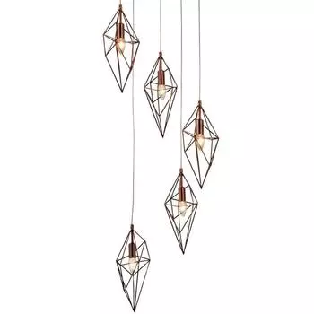 Люстра Volumetric Polygons Copper
