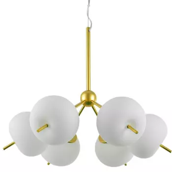 Люстра White ball brass Louise 6