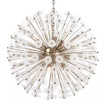 Люстра White Disco Glass Sputnik Chandelier 56