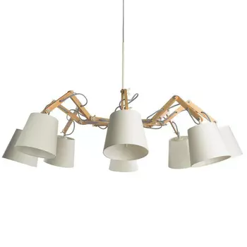 Люстра Woodland Pendant 8 White