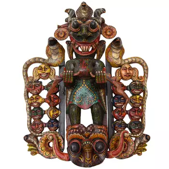 Маска "Maha Kola Sanniya" Medicine Demon Шри-Ланка