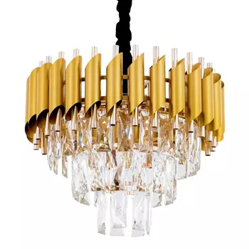 Многоярусная люстра Empire Crystal Gold&Silver