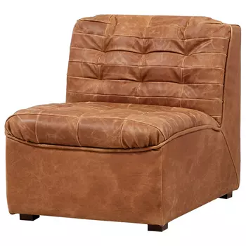 Модульное кожаное кресло Maxence Lounge Leather Armchair