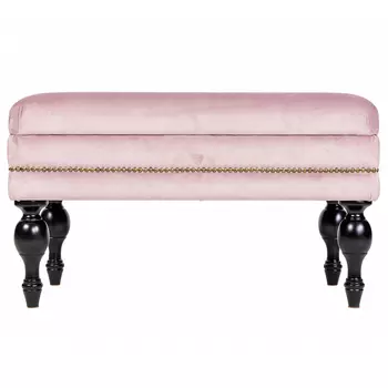 Мягкая банкетка с зоной для хранения Casket Dusty Rose