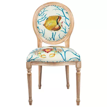 Мягкий стул Seabed Print 4