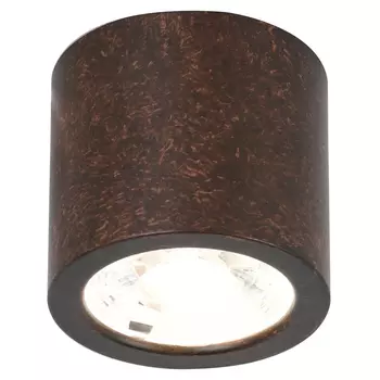 Накладной спот цвета ржавчины Simple Shape 6 см