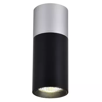 Накладной светодиодный спот Delightfull Black&Silver