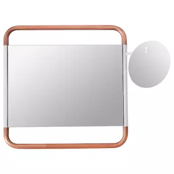 Настенное зеркало Copper White Square Functional Mirror