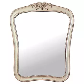 Настенное зеркало в деревянной состаренной раме Martine Wall Mirror