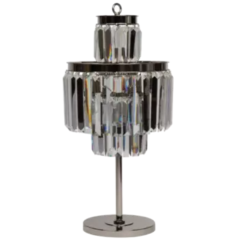 Настольная лампа 1920S Odeon Mirror Glass Table Lamp Three-Level