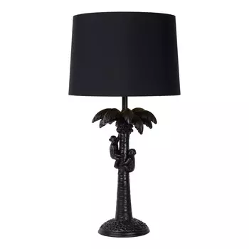 Настольная лампа Черная Пальма Monkeys on a palm table lamp black