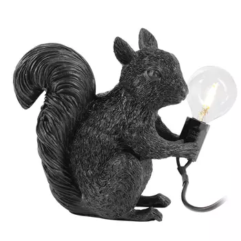 Настольная лампа Чёрная белка