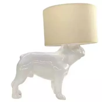 Настольная лампа COLLECTION OF DOGS с абажуром Бульдог