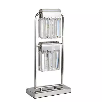Настольная лампа Crystal Pendants chrome 2