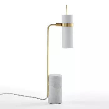 Настольная лампа Detlef Table lamp white marble