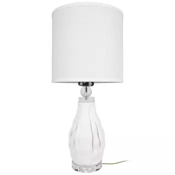 Настольная лампа керамическая бежевая Amazonia