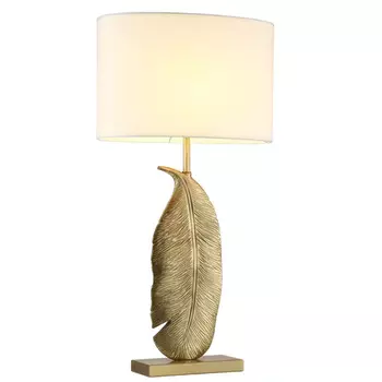 Настольная лампа Leaf Brass Table Lamp