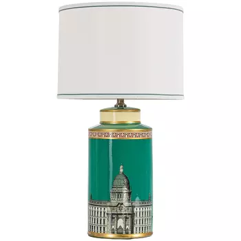 Настольная лампа Old Town Green Lampshade