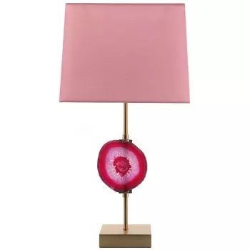 Настольная лампа Pink Agate Design Table Lamp