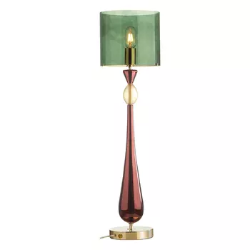 Настольная лампа Roser Green Burgundy Table Lamp