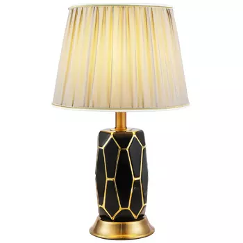 Настольная лампа с абажуром Fiorella Table Lamp Black