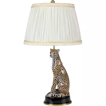 Настольная лампа с абажуром Leopard Table Lamp