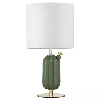 Настольная лампа с декором в виде кактуса из керамики Opuntia