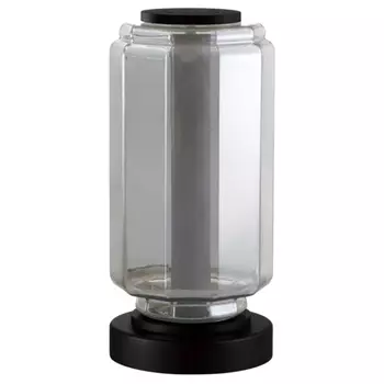 Настольная лампа с дымчатым плафоном Jarrty