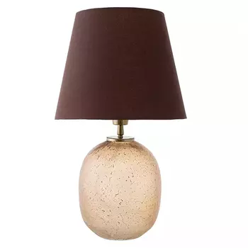 Настольная лампа с тканевым абажуром на овальном основании Lampshade on Oval Base