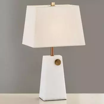 Настольная лампа Table lamp marble White